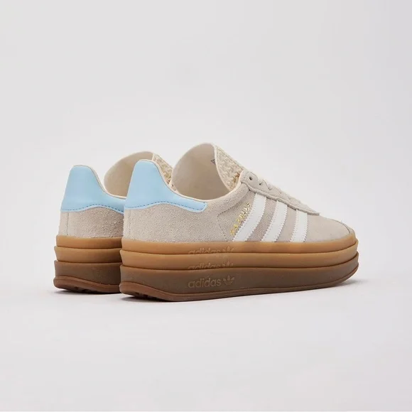 Adidas Gazelle Bold Wonder White Cloud White GS - Picture 4 of 5